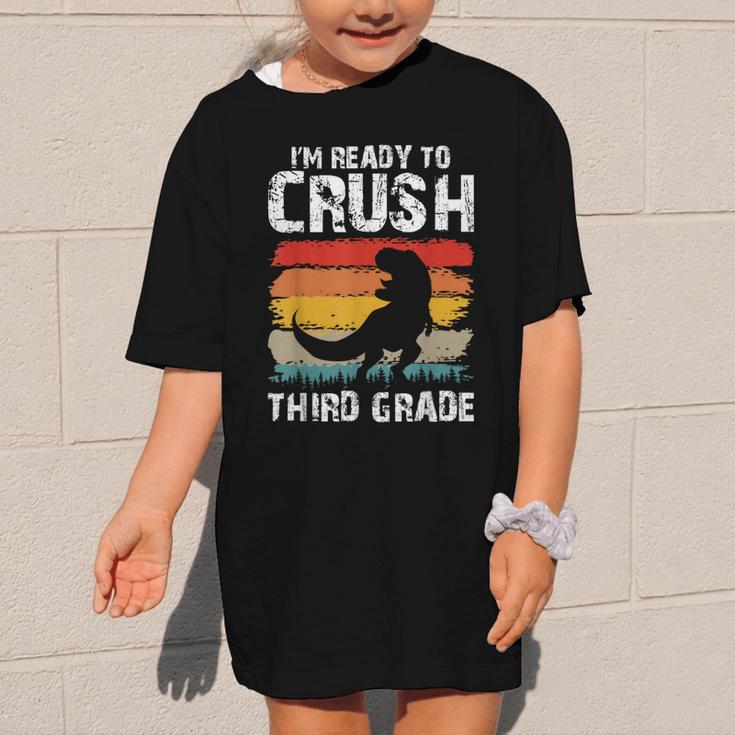 Ready Crush Third 3rd Grade Dinosaur Back To School Boys Graphic Kid T-Shirt Ready Crush Third 3rd Grade Dinosaur Back To School Boys Graphic Kid T-Shirt