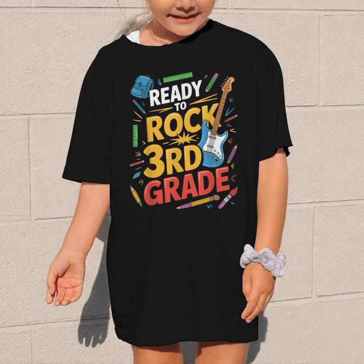 Ready To Rock 3rd Grade Music Back To School Graphic Kid T-Shirt