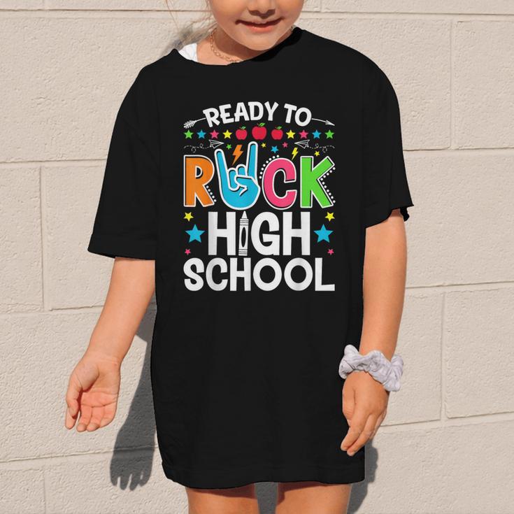 Ready To Rock High School First Day Back To School Graphic Kid T-Shirt