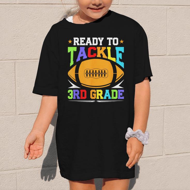 Ready To Tackle 3rd Grade Back To School Kids Football Graphic Kid T-Shirt Ready To Tackle 3rd Grade Back To School Kids Football Graphic Kid T-Shirt