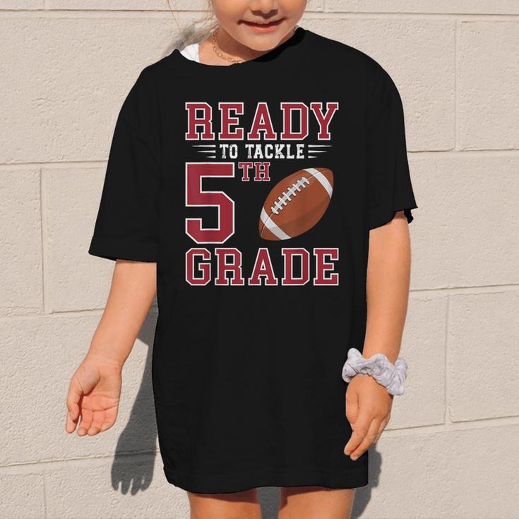 Ready To Tackle 5th Grade Back To School First Day Of School Graphic Kid T-Shirt Ready To Tackle 5th Grade Back To School First Day Of School Graphic Kid T-Shirt