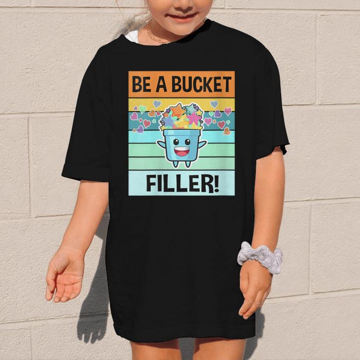 Retro Be A Bucket Filler Shirt Back To School Shirt Graphic Kid T-Shirt Retro Be A Bucket Filler Shirt Back To School Shirt Graphic Kid T-Shirt