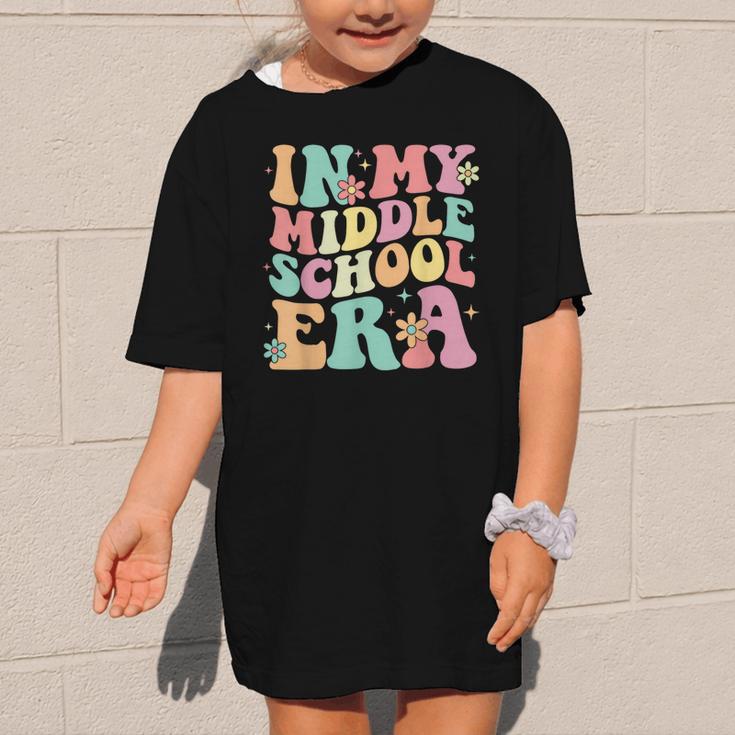 Retro Groovy In My Middle School Era Back To School Graphic Kid T-Shirt