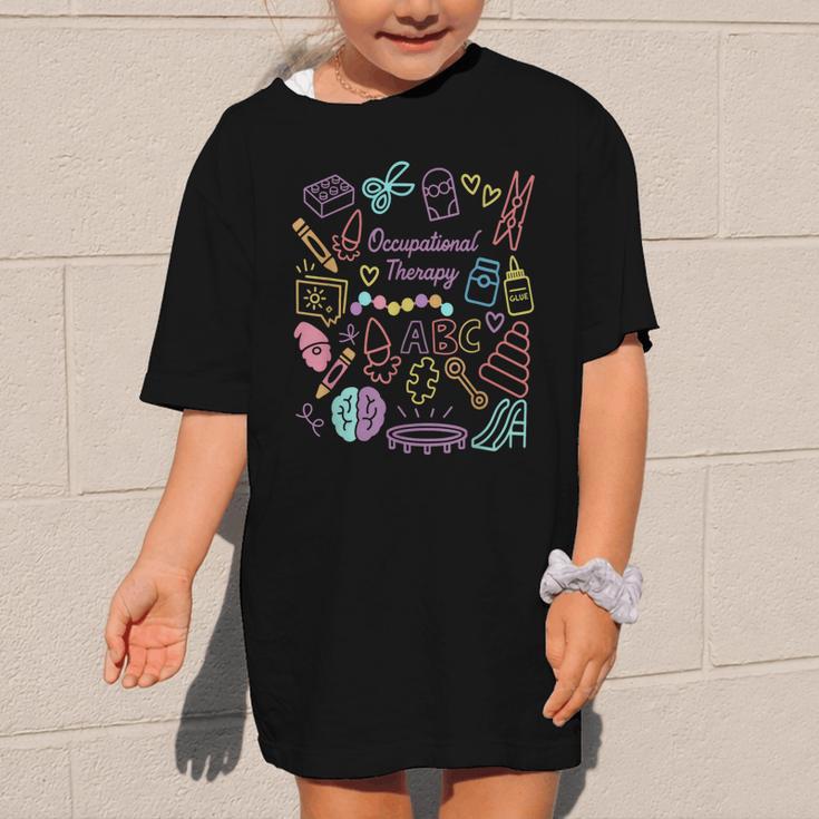 Retro Occupational Therapy Doodle Back To School Costume Graphic Kid T-Shirt Retro Occupational Therapy Doodle Back To School Costume Graphic Kid T-Shirt