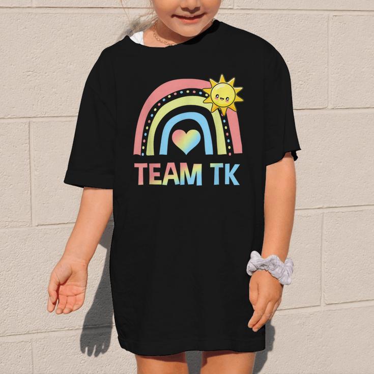 Retro Team TK Back To School Transitional Kindergarten Graphic Kid T-Shirt