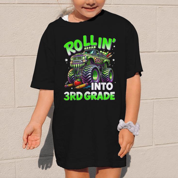 Rollin' Into 3rd Grade Monster Truck Back To School Boys Graphic Kid T-Shirt Rollin' Into 3rd Grade Monster Truck Back To School Boys Graphic Kid T-Shirt