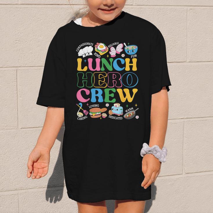 School Lunch Hero Squad Crew Back To School Women Men Graphic Kid T-Shirt