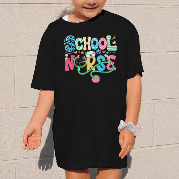 School Nurse Colorful Costume Back To School Nursing Job Graphic Kid T-Shirt School Nurse Colorful Costume Back To School Nursing Job Graphic Kid T-Shirt
