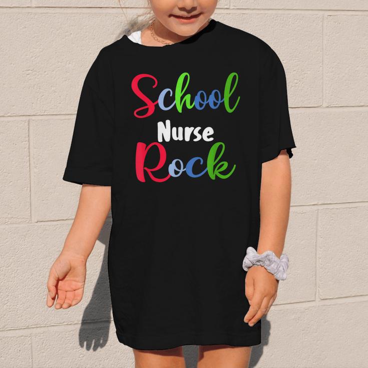 School Nurse Rock Back To School -Funny Nurses School Graphic Kid T-Shirt School Nurse Rock Back To School -Funny Nurses School Graphic Kid T-Shirt