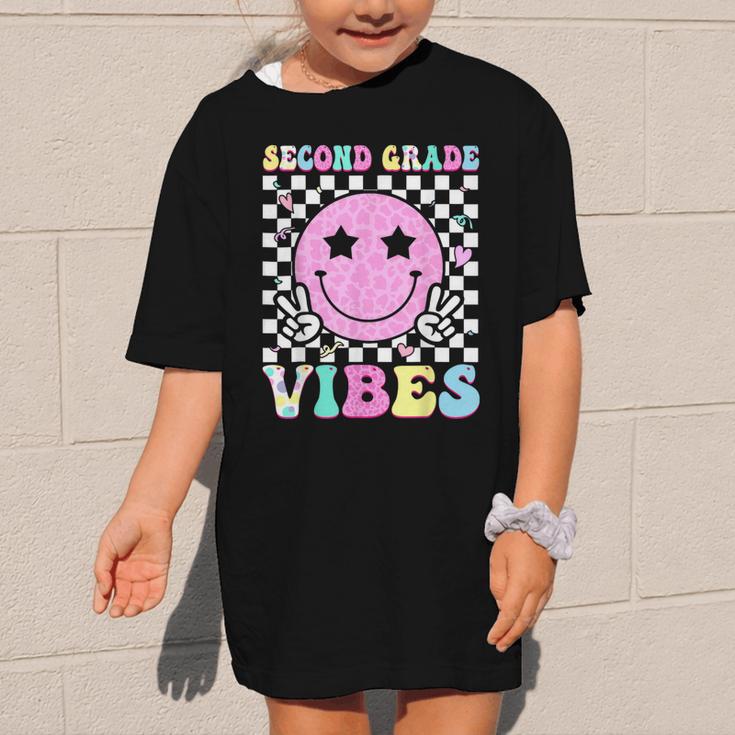 Second Grade Vibes Groovy Back To School 2nd Grade Girls Kid Graphic Kid T-Shirt Second Grade Vibes Groovy Back To School 2nd Grade Girls Kid Graphic Kid T-Shirt
