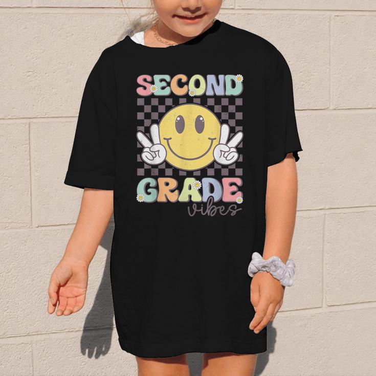 Second Grade Vibes Smile Face 2nd Grade Team Back To School Graphic Kid T-Shirt Second Grade Vibes Smile Face 2nd Grade Team Back To School Graphic Kid T-Shirt