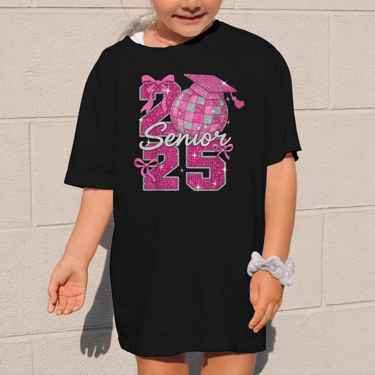 Senior 2025 Class Of 2025 Bows Back To School 2025 Graphic Kid T-Shirt Senior 2025 Class Of 2025 Bows Back To School 2025 Graphic Kid T-Shirt