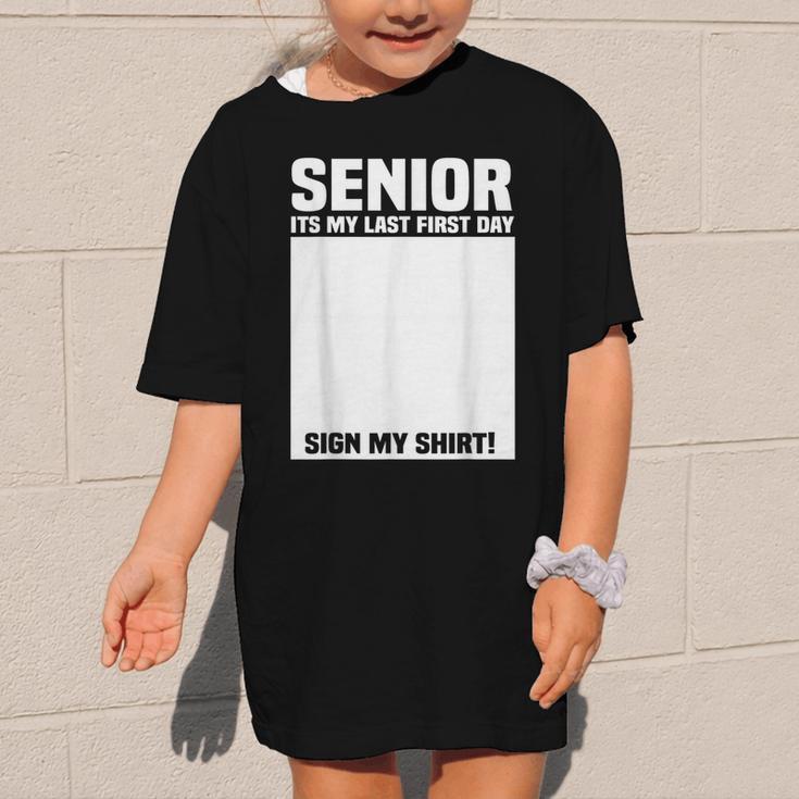 Senior 2026 Last First Day Senior Back To School Sign My Graphic Kid T-Shirt Senior 2026 Last First Day Senior Back To School Sign My Graphic Kid T-Shirt