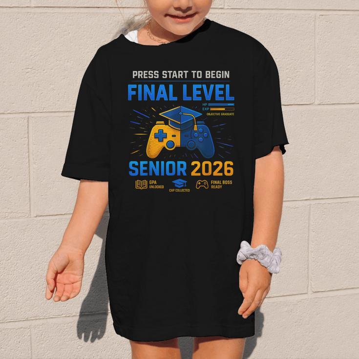 Senior Class Of 2026 Back To School Gamer Senior 2026 Graphic Kid T-Shirt Senior Class Of 2026 Back To School Gamer Senior 2026 Graphic Kid T-Shirt