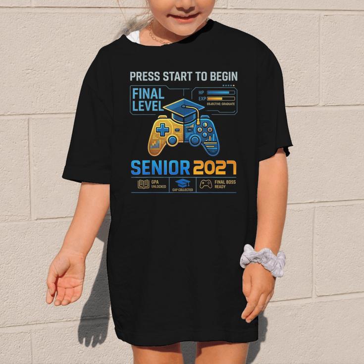 Senior Class Of 2027 Back To School Gamer Boys Senior 2027 Graphic Kid T-Shirt Senior Class Of 2027 Back To School Gamer Boys Senior 2027 Graphic Kid T-Shirt