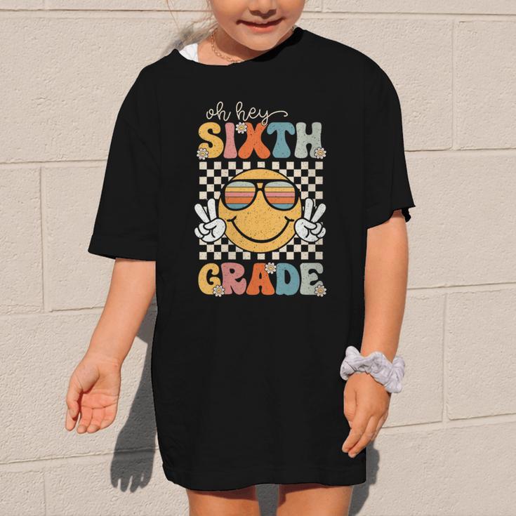Sixth Grade Oh Hey Smile Retro Back To School 6th Grade Graphic Kid T-Shirt Sixth Grade Oh Hey Smile Retro Back To School 6th Grade Graphic Kid T-Shirt