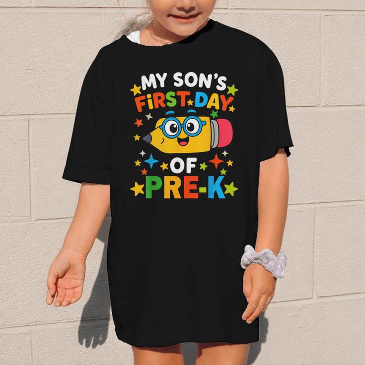 My Son's First Day Of Pre-K Back To School Kids Graphic Kid T-Shirt My Son's First Day Of Pre-K Back To School Kids Graphic Kid T-Shirt