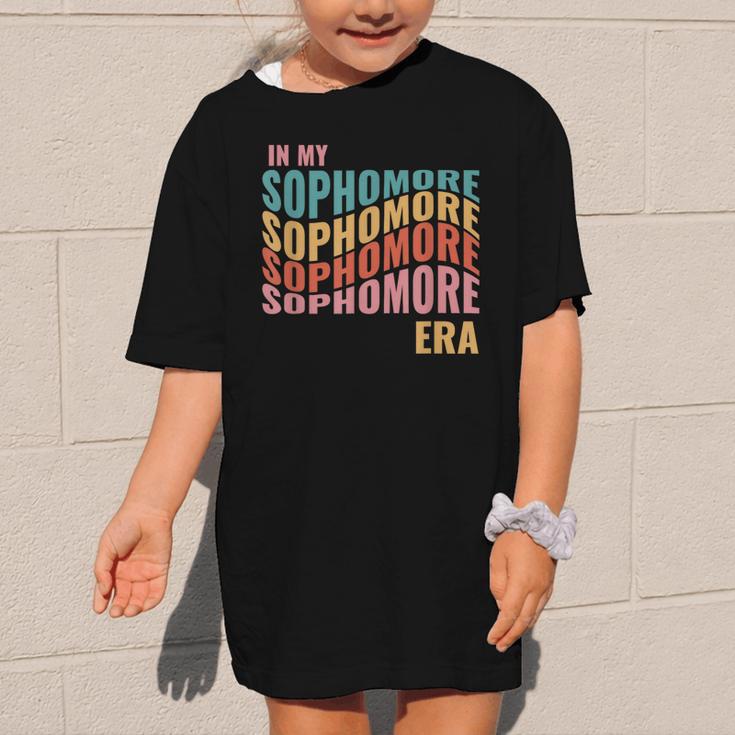 In My Sophomore Era High School 10th Grade Back To School Graphic Kid T-Shirt