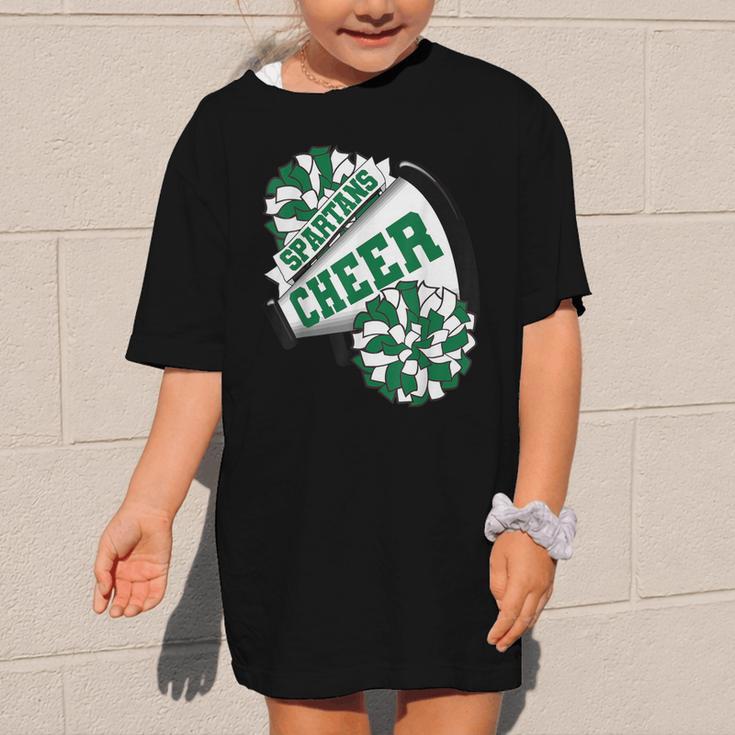 Spartans Cheer Back To School Cheerleading Spirit G Graphic Kid T-Shirt