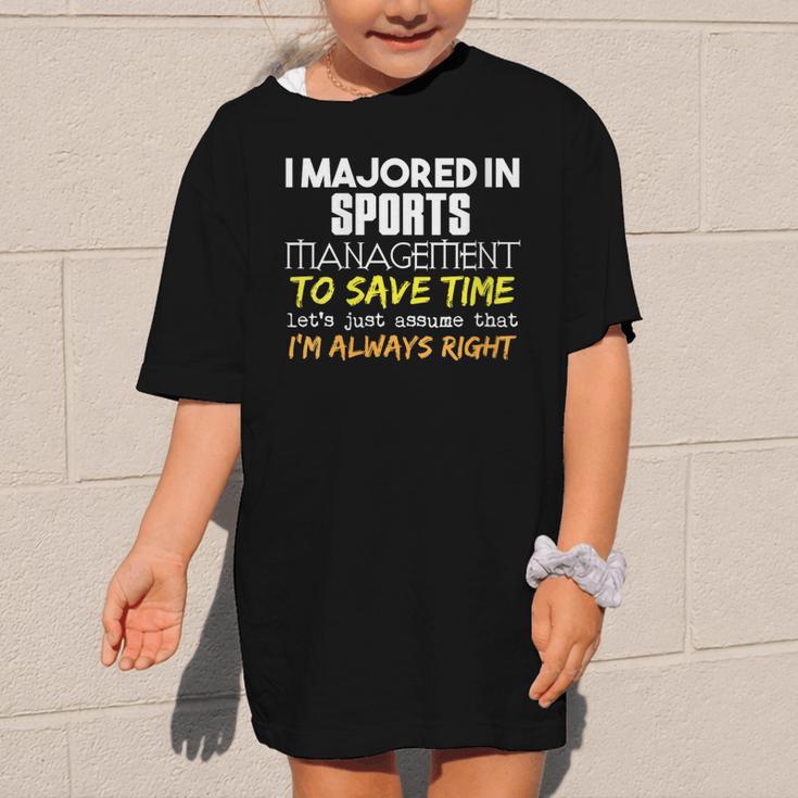 Sports Management Major For Back To School Graphic Kid T-Shirt Sports Management Major For Back To School Graphic Kid T-Shirt