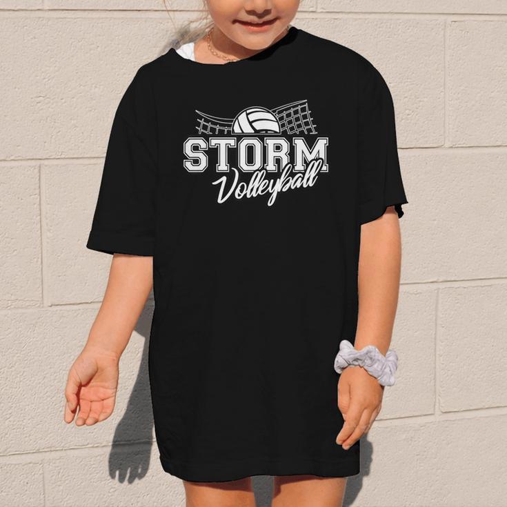 Storm Volleyball Back To School Spirit Graphic Kid T-Shirt Storm Volleyball Back To School Spirit Graphic Kid T-Shirt