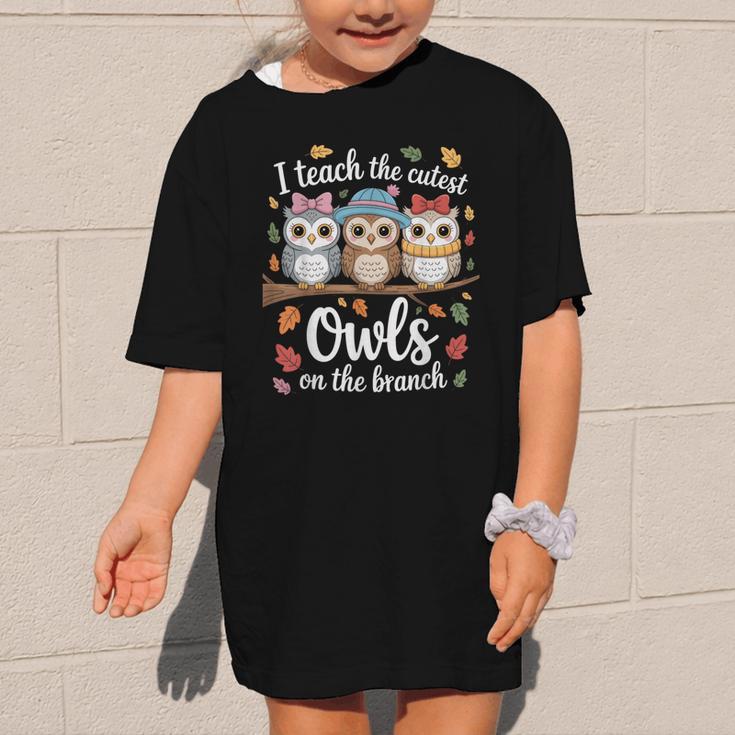 Teaching Owls On The Branch Back To School Graphic Kid T-Shirt Teaching Owls On The Branch Back To School Graphic Kid T-Shirt