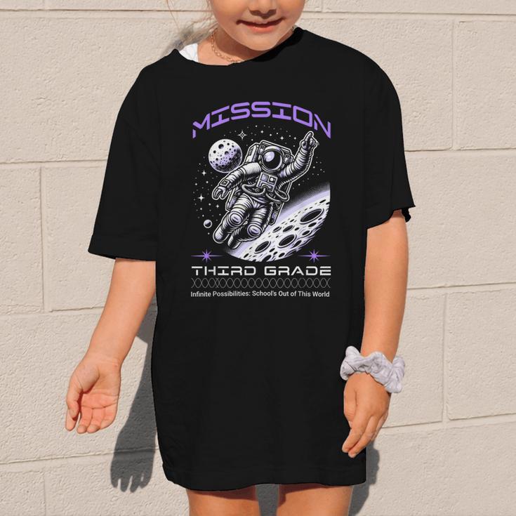 Third Grade Back To School Space Rocket Astronaut Graphic Kid T-Shirt Third Grade Back To School Space Rocket Astronaut Graphic Kid T-Shirt