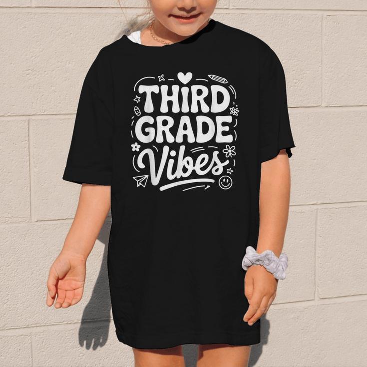 Third Grade Vibes Back To School Fun Graphic Kid T-Shirt Third Grade Vibes Back To School Fun Graphic Kid T-Shirt