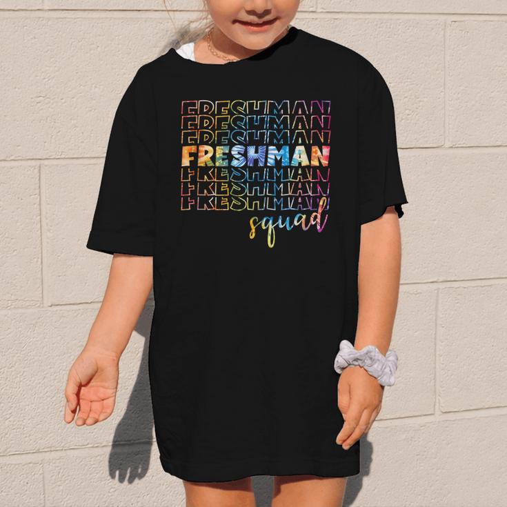 Tie Dye Freshman Squad 9th Grade Back To School High School Graphic Kid T-Shirt Tie Dye Freshman Squad 9th Grade Back To School High School Graphic Kid T-Shirt