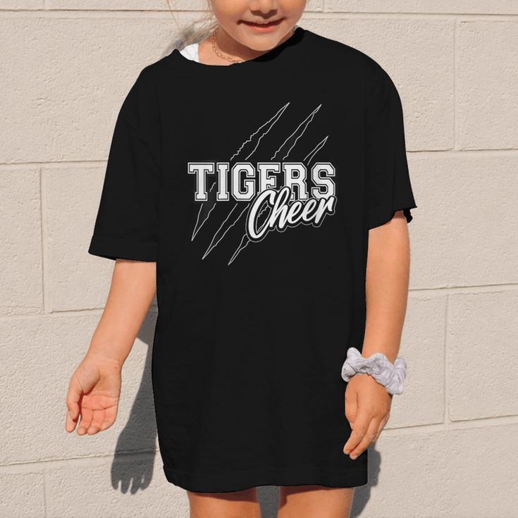 Tigers Cheer Back To School Cheerleading Team Spirit Graphic Kid T-Shirt Tigers Cheer Back To School Cheerleading Team Spirit Graphic Kid T-Shirt