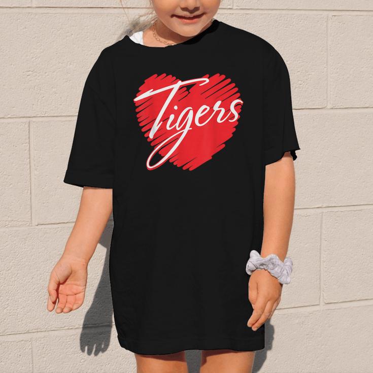 Tigers Heart Back To School Spirit R Graphic Kid T-Shirt Tigers Heart Back To School Spirit R Graphic Kid T-Shirt