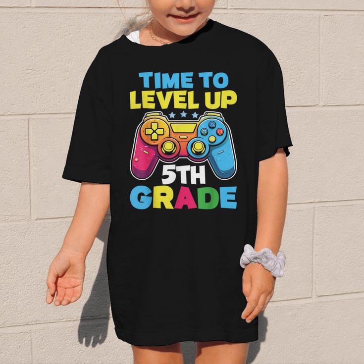 Time To Level Up 5th Grade Video Gamer Kids Back To School Graphic Kid T-Shirt