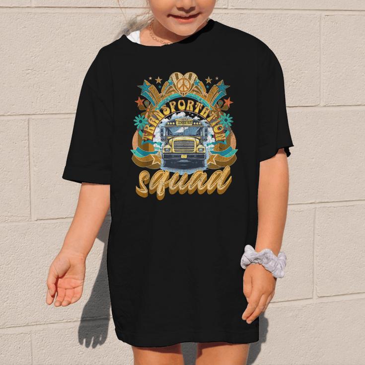 Transportation Squad Retro Bus Aide Back To School Matching Graphic Kid T-Shirt Transportation Squad Retro Bus Aide Back To School Matching Graphic Kid T-Shirt