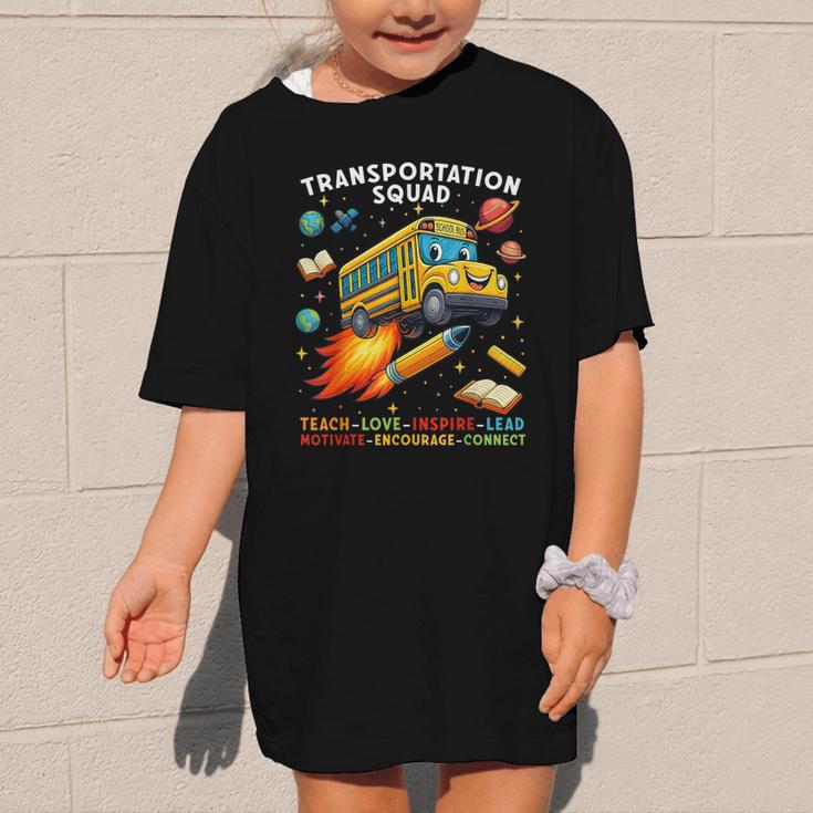 Transportation Squad School Bus Driver Back To School Graphic Kid T-Shirt