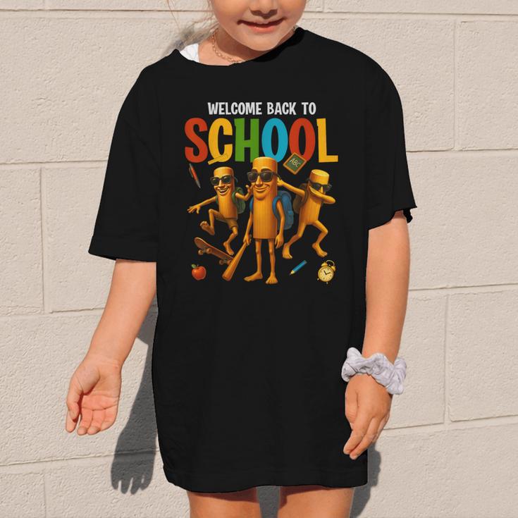 Tung Tung Tung Sahur Back To School Italian Brainrot Meme Graphic Kid T-Shirt