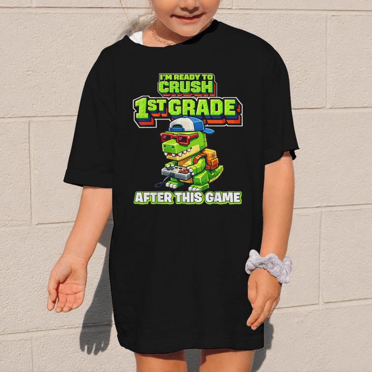 Video GameRex Dinosaur 1st Grade Back To School Boy Graphic Kid T-Shirt Video GameRex Dinosaur 1st Grade Back To School Boy Graphic Kid T-Shirt