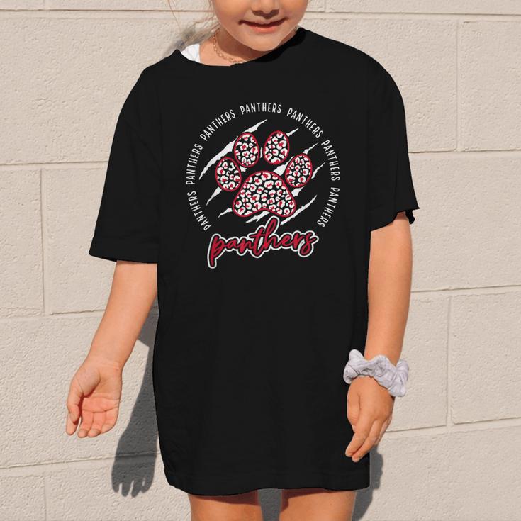 Vintage Panthers School Sports Name Spirit Back To School Graphic Kid T-Shirt