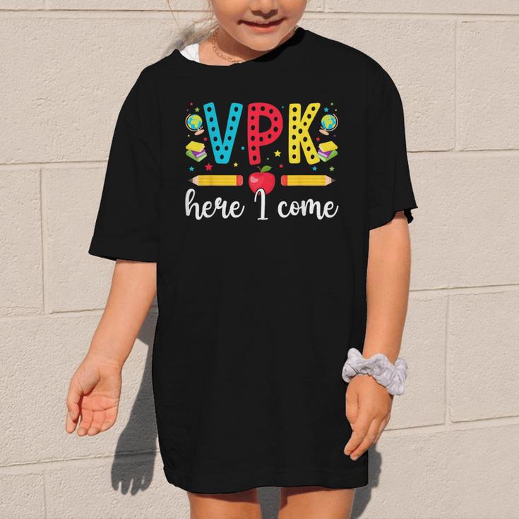 VPK Here I Come VPK Back To School VPK First Day Of VPK Graphic Kid T-Shirt