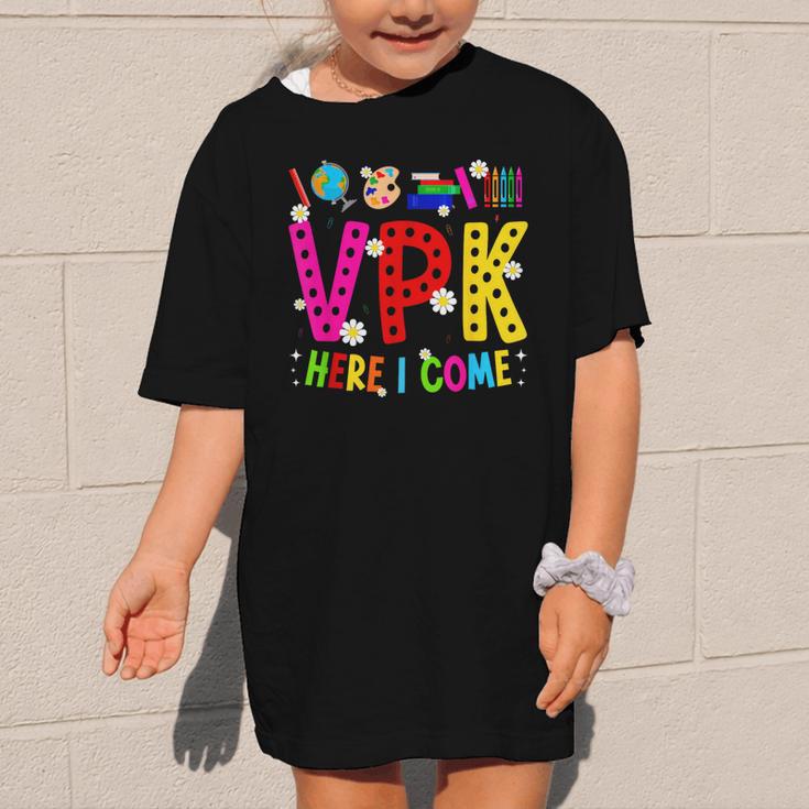 VPK Here I Come First Day Of VPK Back To School VPK Graphic Kid T-Shirt VPK Here I Come First Day Of VPK Back To School VPK Graphic Kid T-Shirt
