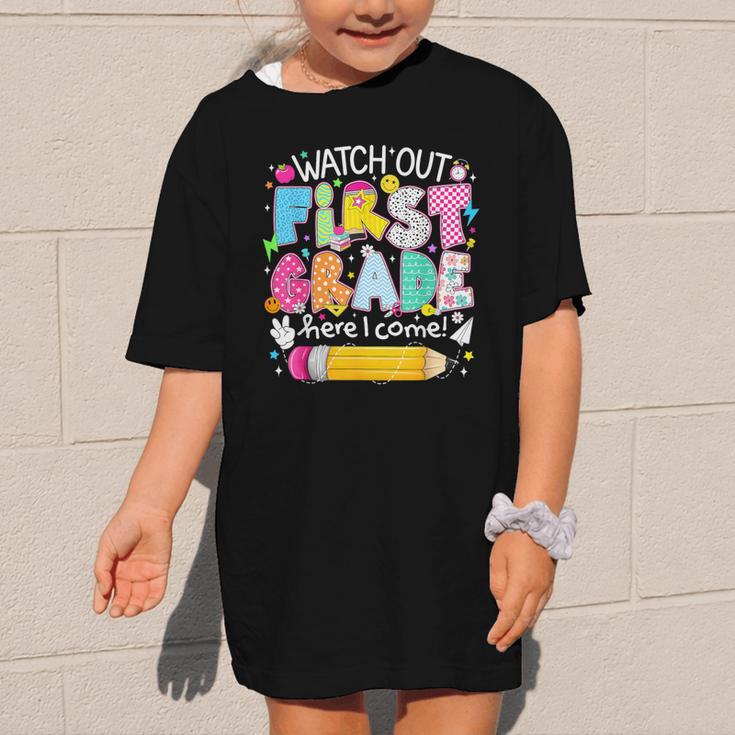 Watch Out First Grade Here I Come Back To School Boy Kids Graphic Kid T-Shirt Watch Out First Grade Here I Come Back To School Boy Kids Graphic Kid T-Shirt