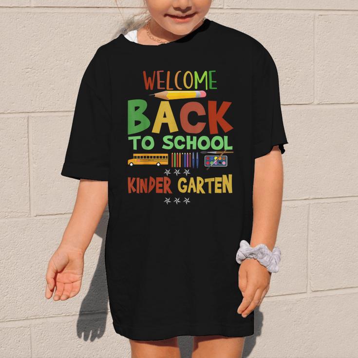 Welcome Back To School Kinder Garten First Day Of School Kid Graphic Kid T-Shirt