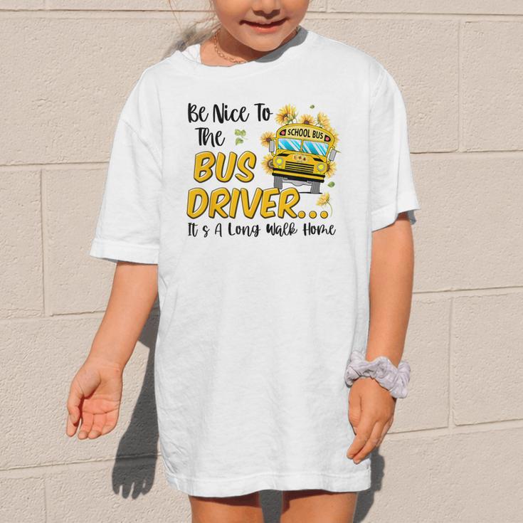 Back To School Be Nice To The Bus Driver Magic School Bus Graphic Kid T-Shirt Back To School Be Nice To The Bus Driver Magic School Bus Graphic Kid T-Shirt
