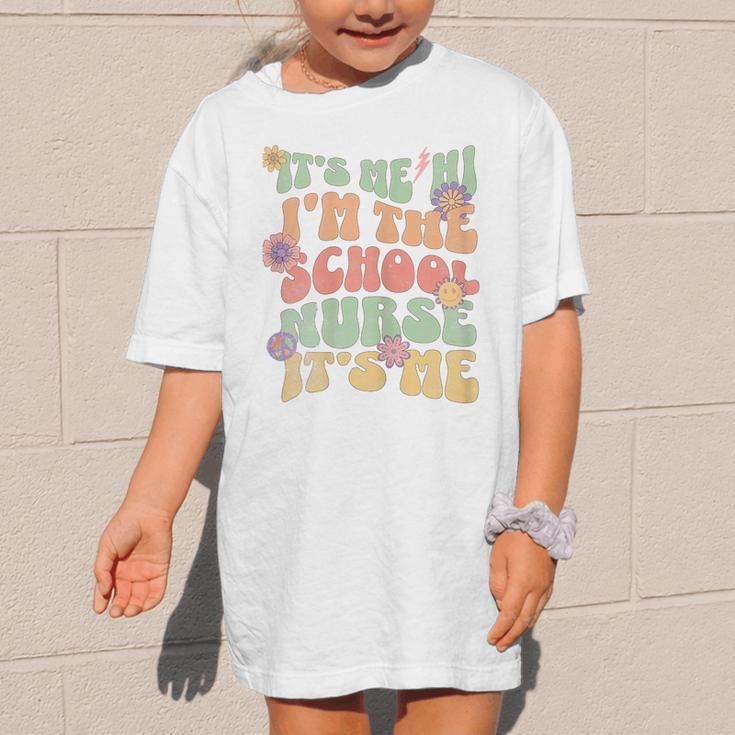 Back To School Nurse It's Me Hi I'm The School Nurse Graphic Kid T-Shirt