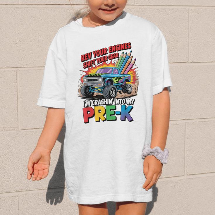 Back To School Pre-K Preschool Monster Truck First Day Boys Graphic Kid T-Shirt