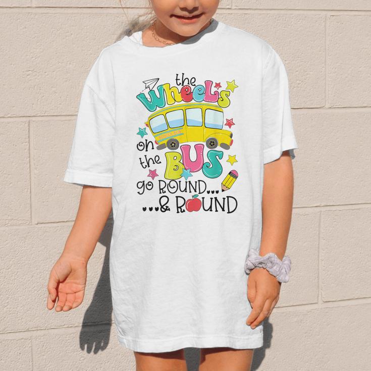 Back To School The WHEELS On The BUS Toddler Kids Boys Graphic Kid T-Shirt Back To School The WHEELS On The BUS Toddler Kids Boys Graphic Kid T-Shirt