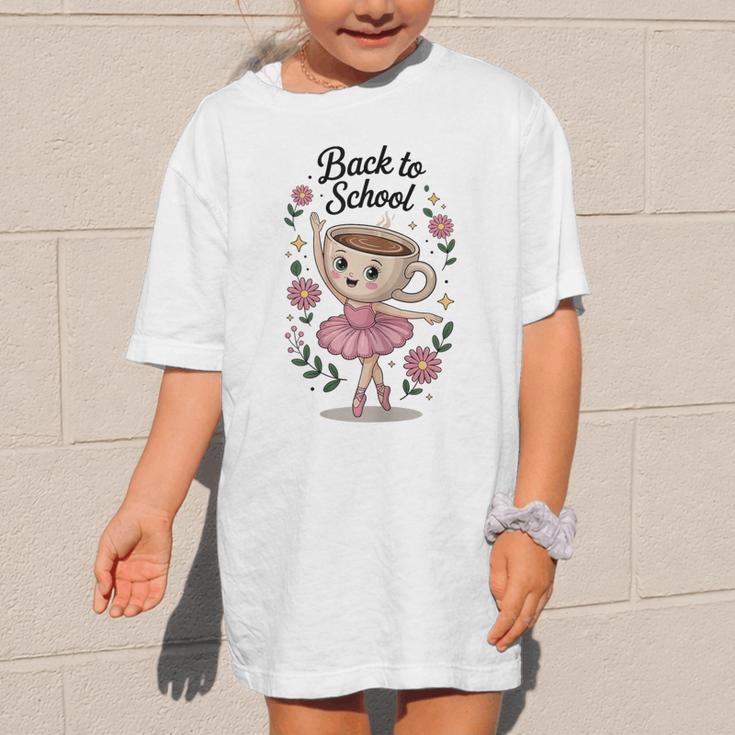 Ballerina Cappuccina Girls Italian Brainrot Back To School Graphic Kid T-Shirt Ballerina Cappuccina Girls Italian Brainrot Back To School Graphic Kid T-Shirt