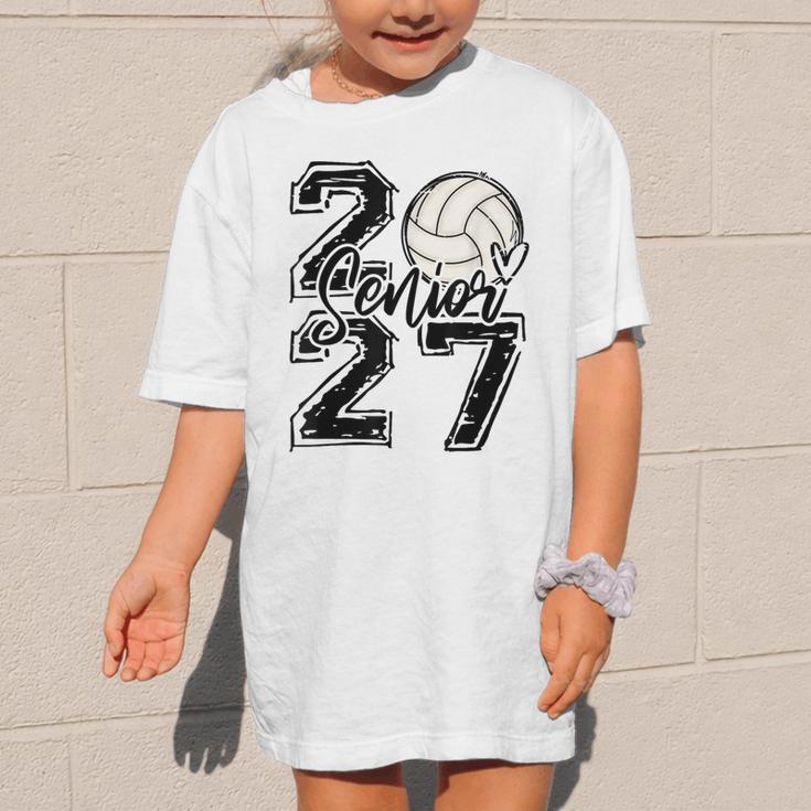 Class Of 2027 Volleyball Senior 2027 Back To School Graphic Kid T-Shirt Class Of 2027 Volleyball Senior 2027 Back To School Graphic Kid T-Shirt