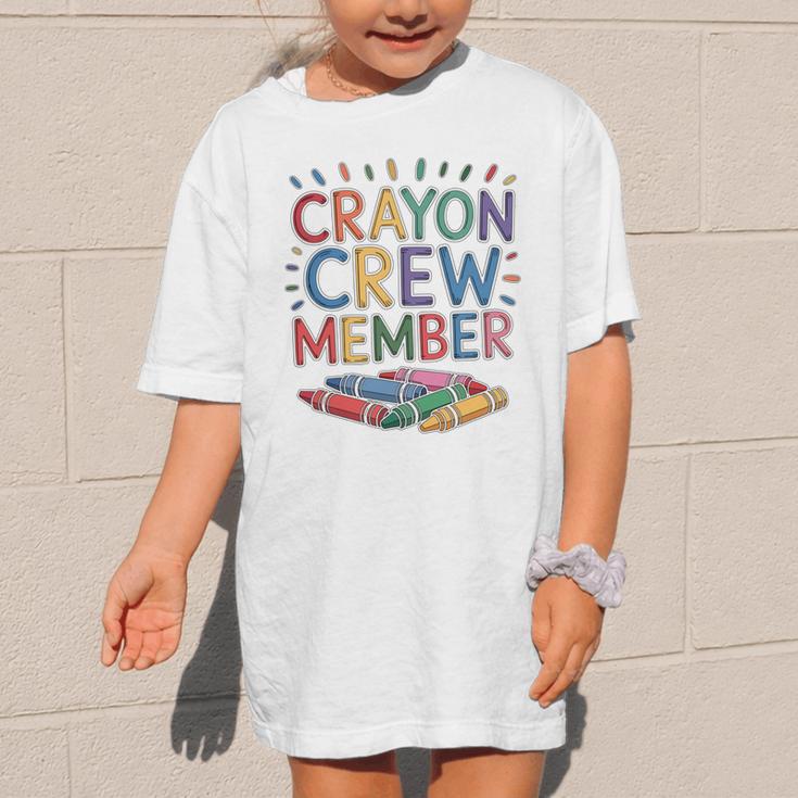Crayon Crew Member Back To School Coloring Art Classes Graphic Kid T-Shirt Crayon Crew Member Back To School Coloring Art Classes Graphic Kid T-Shirt
