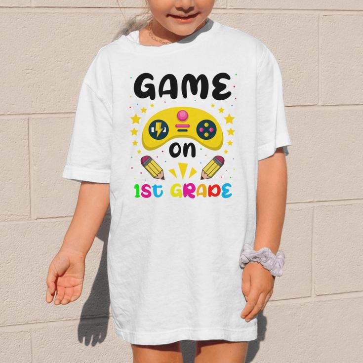Game On 1st Grade Cute Video Gamer Back To School 2026 Kids Graphic Kid T-Shirt Game On 1st Grade Cute Video Gamer Back To School 2026 Kids Graphic Kid T-Shirt