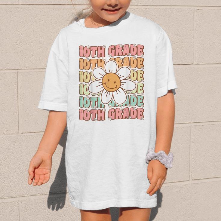 Groovy 10th Grade Back To School First Day Of Tenth Grade Graphic Kid T-Shirt Groovy 10th Grade Back To School First Day Of Tenth Grade Graphic Kid T-Shirt